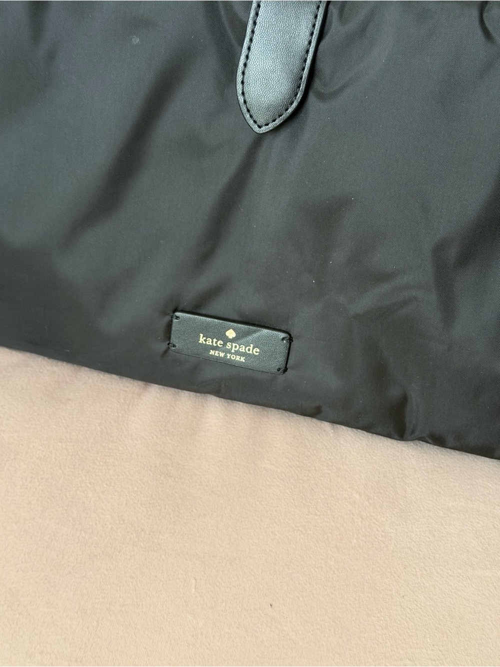 Kate Spade ♠️ Black Nylon Diaper Changing Pad - Picture 2 of 13
